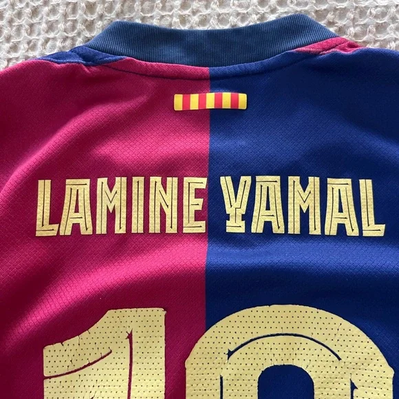 OFFICIAL Lamine Yamal FC Barcelona 24/25 Youth Jersey Jerseys